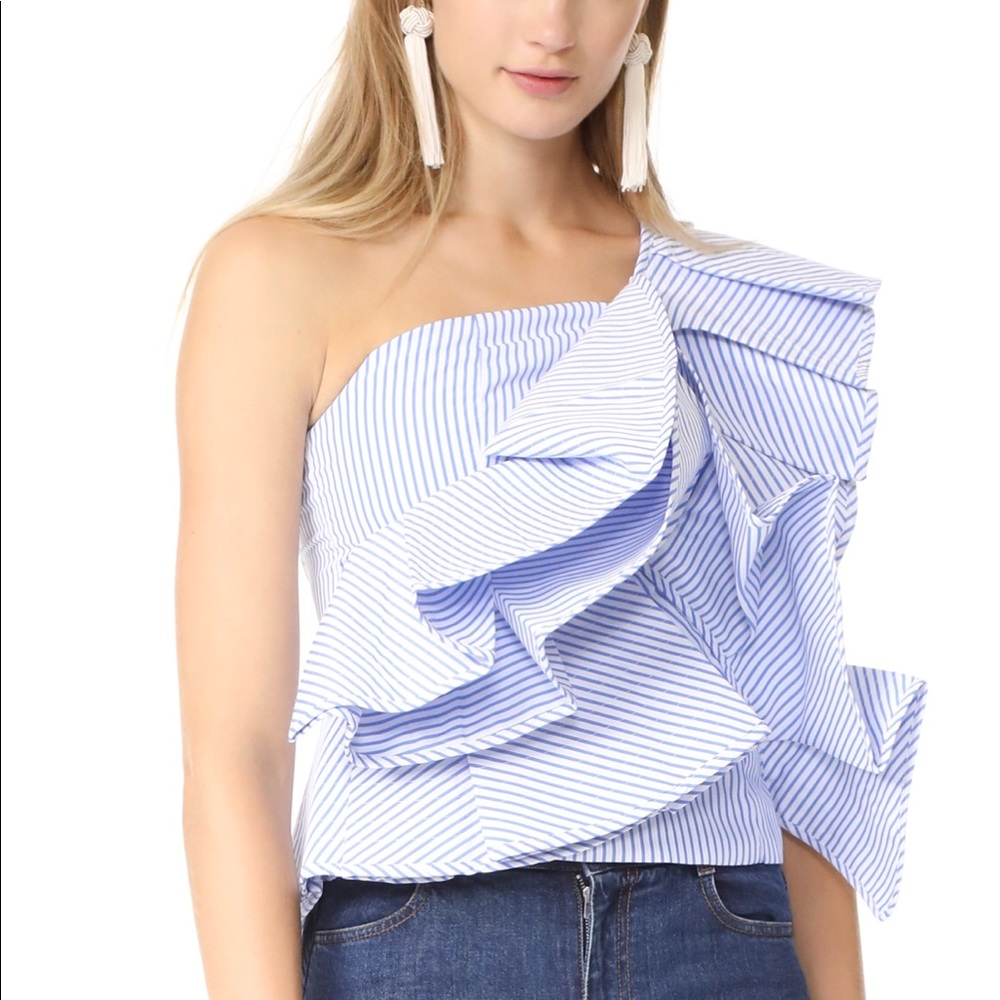 Stylekeepers Chic in the city off one shoulder top